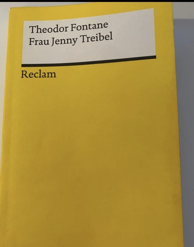 Frau jenny treibel von theodor - treibel,