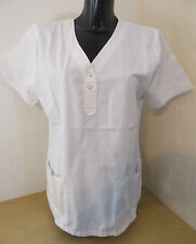 CARRINGTON Berufsbekleidung Kasack Gr. S / 36 weiß Kurzarm Damen Kleidung Kittel