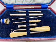 Antikes Nähen Handarbeit