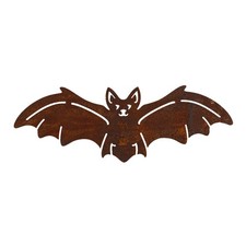 Rost Gartenfigur Fledermaus