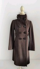 CINQUE MERLOT Da. Halbmantel SCHURWOLLE-KASCHMIR Gr.34 EDEL-ELEGANT-NEUWERTIG