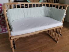 babybay Maxi Beistellbett natur – wie neu, inkl. Matratzen