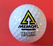 Golfball mit Logo - MEMON - NL - Golf Logoball als Andenken Geschenk Talisman