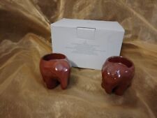 PartyLite P9173 Teelichthalter ELEFANT Paar, OVP