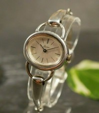 Massive 925 Silber Uhr Armbanduhr Quinn Franz Scheurle FS Handaufzug VTG 