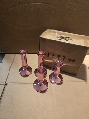 4er set stabkerzenhalter - set,