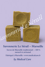 Set 12 Seifen aus Marseille Echter Würfel 300gr 72% Original Olive SERAIL