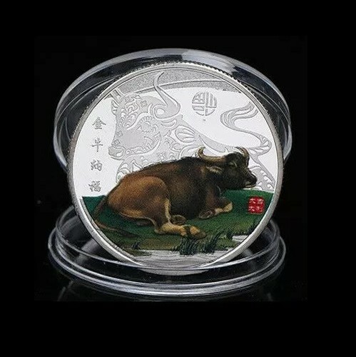 Lunar ochse 2021 medaille - -,