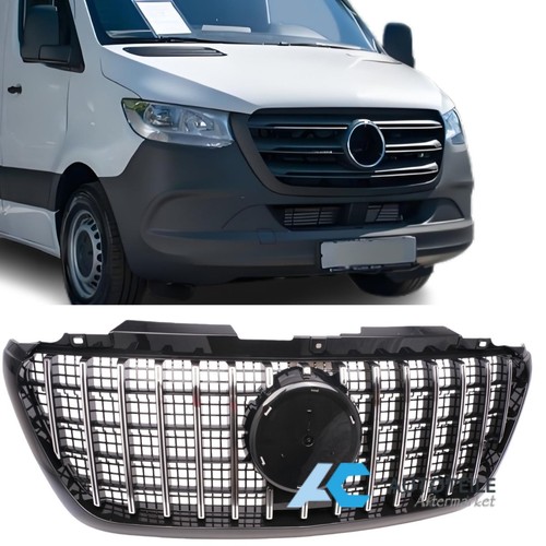 Für mercedes look grill - gt,