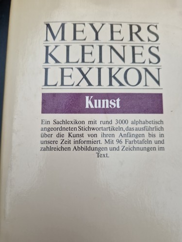 Meyers kleines lexikon kunst - kleines,