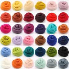 Filzwolle zum Trockenfilzen & Nassfilzen 20gr viele Farben Kammzug Schafwolle
