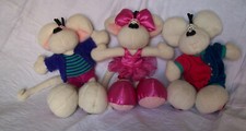 3x Diddl Mäuse ca..30cm zum Beispiel Ballerina 