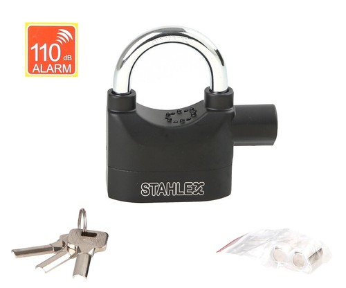 Vorhängeschloss alarm 65mm - vorhängeschloss,