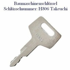 1 x H806 TBA Takeuchi