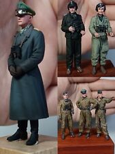 Erwin Rommel deutscher soldaten  panzerkommandant WWII WW2 1:35  bemalt Diorama