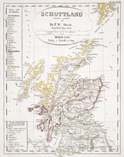 Schottland Original Stahlstich