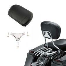 Für Electra Glide 1997-2018 Rückenlehne Sissybar Rückenpolster Chrom Für Harley