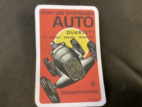 Altes quartett spielkarten - altes,