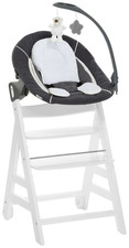 Hauck Hochstuhl Beta Bouncer Grau Weiß Babyhochstuhl Kinderhochstuhl Eichenstuhl
