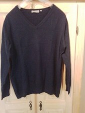 Pullover Pulli Blau Gr 46/48 Marke Giorgio neuw. 55% Seide