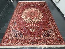 Heriz Teppich Korkwolle alt Medaillonmuster