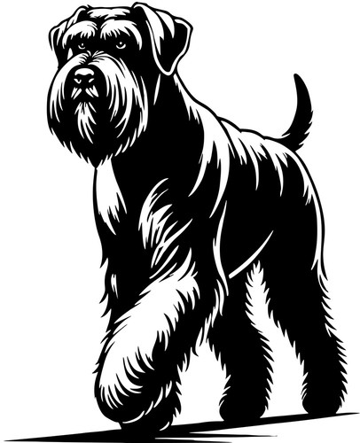 Riesenschnauzer aufkleber - riesenschnauzer,