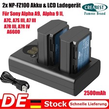 2x NP-FZ100 Akku Für Sony