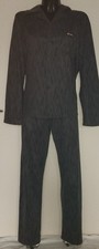 Gr.XL  2-teiliger Herren -Hausanzug -Schlafanzug in dunklen Grautönen , Prima!!