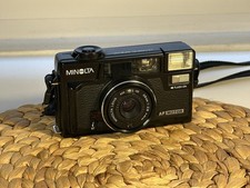 Minolta Hi-Matic AF2-M Point & Shoot 38mm f/2.8 + Objektivdeckel filmgetestet!