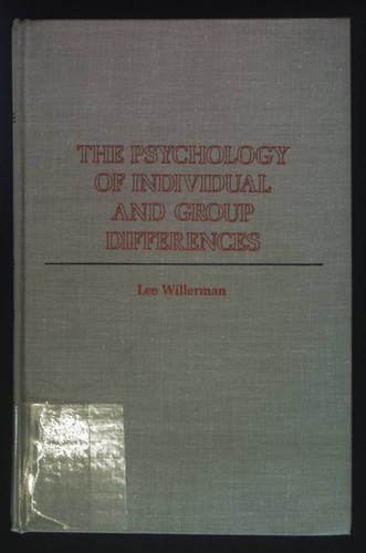 The psychology individual - psychology, of