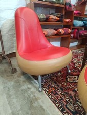 Leolux Papageno Sessel Relaxsessel Fernseh Designer Leder Lounge weiß Club Stuhl