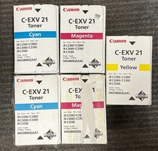 5 original Canon Toner C-EXV