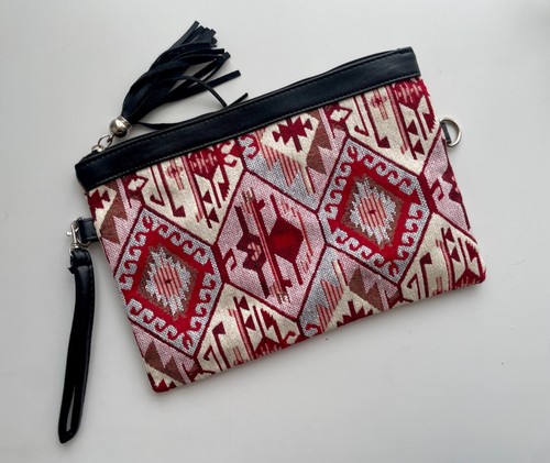 Boho tasche kelim stil rot - boho-tasche, kelim-stil,