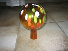 Rosenkugel glas, Gartendeko, Gartenkugel, Glaskugel