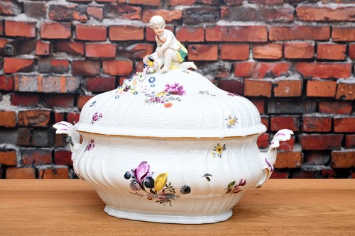 Meissen deckelschale rokoko - deckelschale,