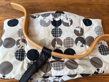 Stokke Tripp Trapp Bügel Holz mit Lederriemen  +  Sitzkissen