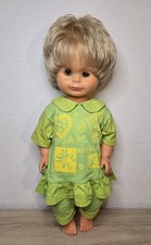 Nette Vinyl Puppe Lissi Bätz Doll 70 cm Schlafaugen Sammler Vintage 