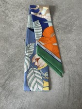 Hermès Paris Twilly Scarf – Pure Silk, Stunning Colors