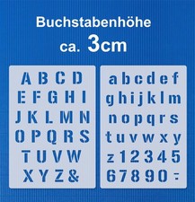 Alphabet Schrift-Schablonen