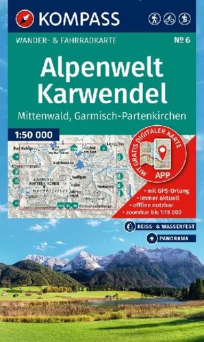 Kompass wanderkarte 6 - kompass,