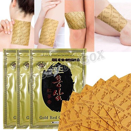 Korean gold red - red, patch