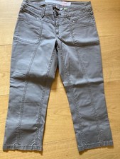 Street One  3/4 Hose Greta Grau/khaki, Gr. 36, guter Zustand