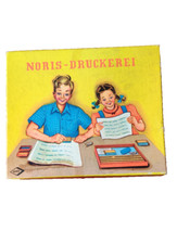 Noris Druckerei für Kinder - Alte 50er Jahre NORIS Druckerei- Zustand / Sehr gut