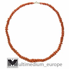 Jugendstil Korallen Halskette