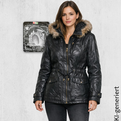 Vintage 90s echtlederjacke - 90s,