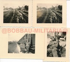 H261 Fotos Frankreich Savenay Bahnhof Verladung Eisenbahn Wehrmacht Inf.-Regt.89