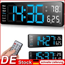 Große LED Digital Wanduhr