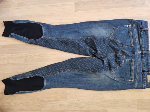 Jeansreithose damen blau - jeansreithose,