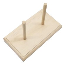 2 Spulen Fadenorganizer Holz