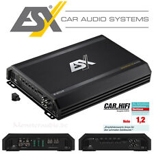 ESX SXE2000.1D 2000 Watt digitaler 1-Kanal Verstärker Auto Endstufe Subwoofer